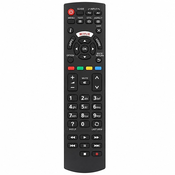 Other - Panasonic Smart TV Remote RM-L1268 Netflix Button N2QAYB Series LED Replacement